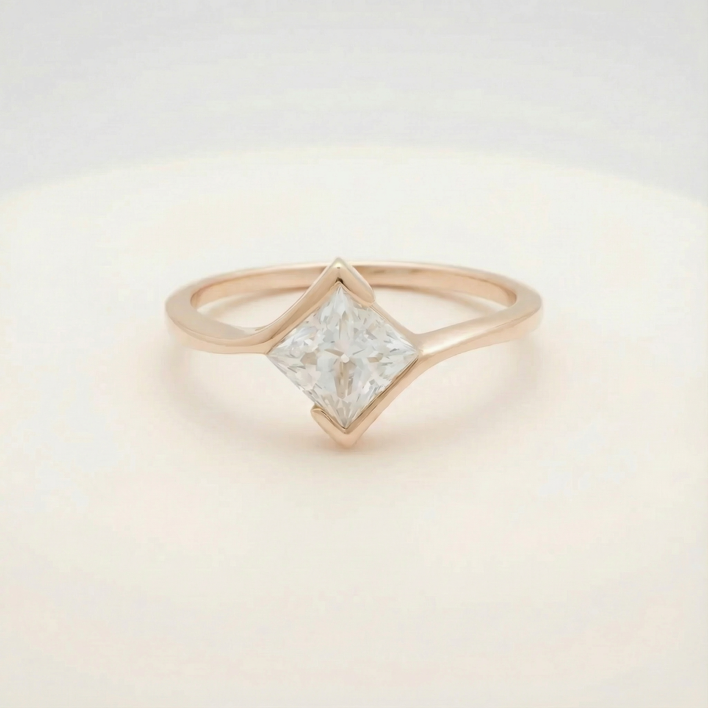 Anel de Noivado Princess