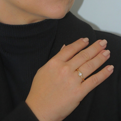 Anel de noivado Princesa