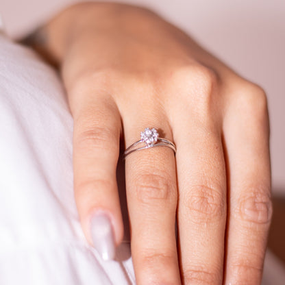 Anel de noivado Grinalda