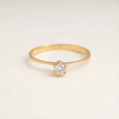 Anel de noivado Round 15 Pts