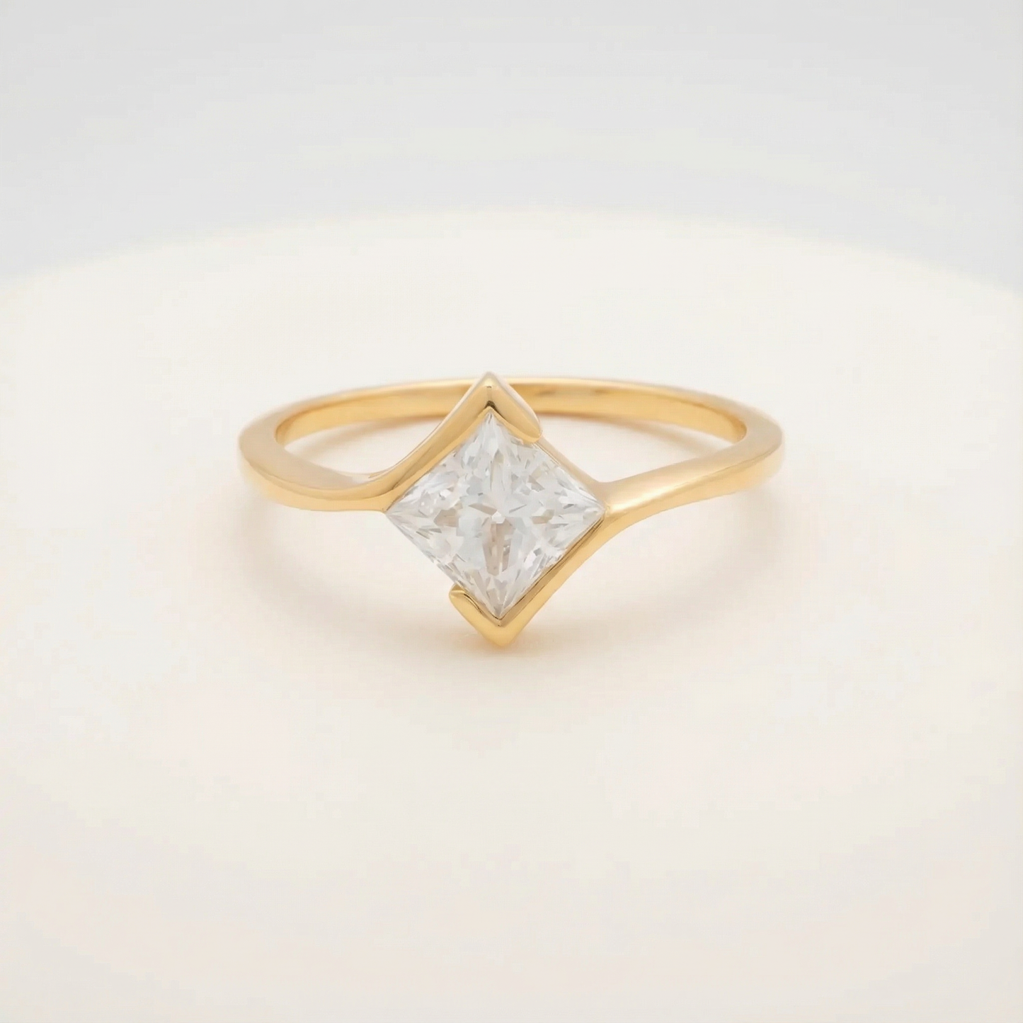 Anel de Noivado Princess