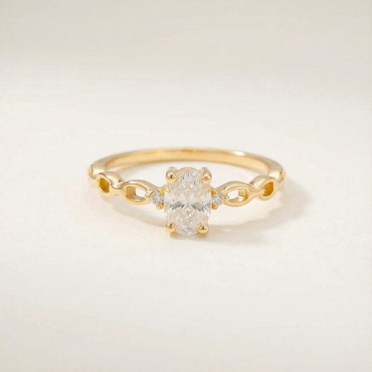 Anel de Noivado Rainha