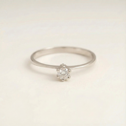 Anel de noivado Round 15 Pts