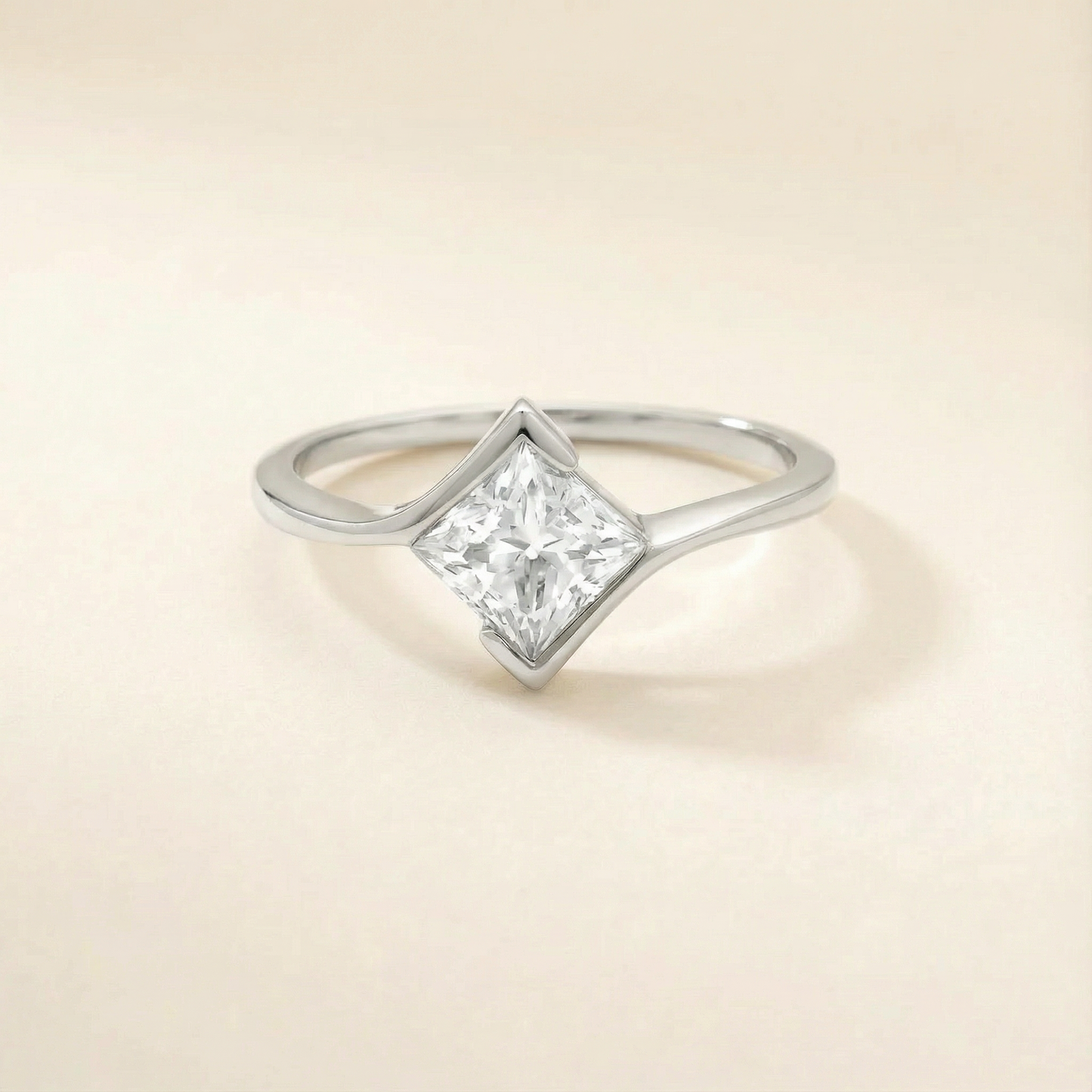 Anel de Noivado Princess