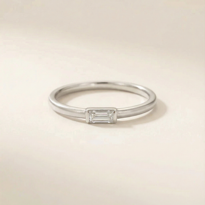 Anel de noivado Emerald