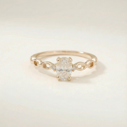 Anel de Noivado Rainha