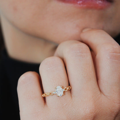 Anel de Noivado Rainha