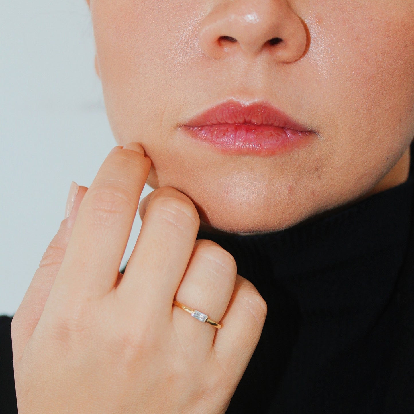 Anel de noivado Emerald