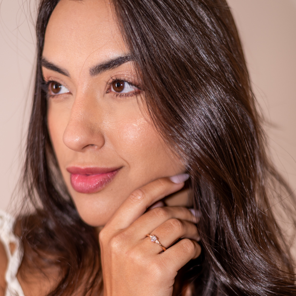 Anel de noivado Princesa