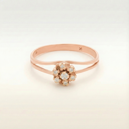 Anel de noivado Grinalda