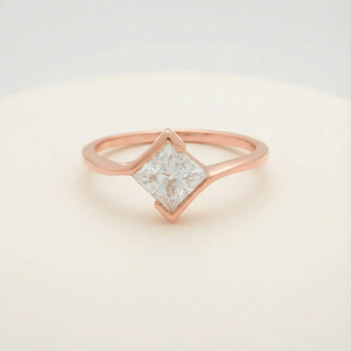 Anel de Noivado Princess