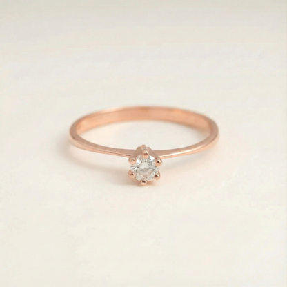 Anel de noivado Round 15 Pts